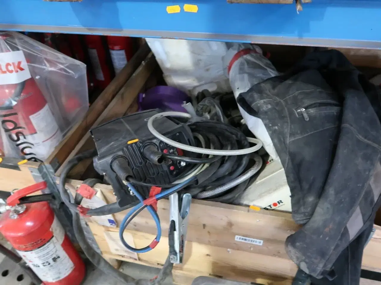 Billede 6 - Palle med svejseværk, div. Svejseslanger (defekt)