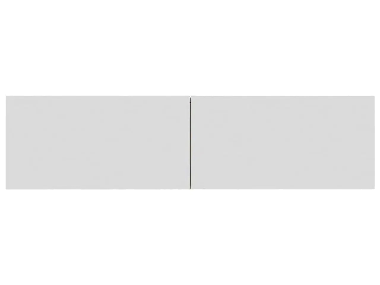 Billede 6 - Tv-bord 120x30x30 cm konstrueret træ hvid og sonoma eg