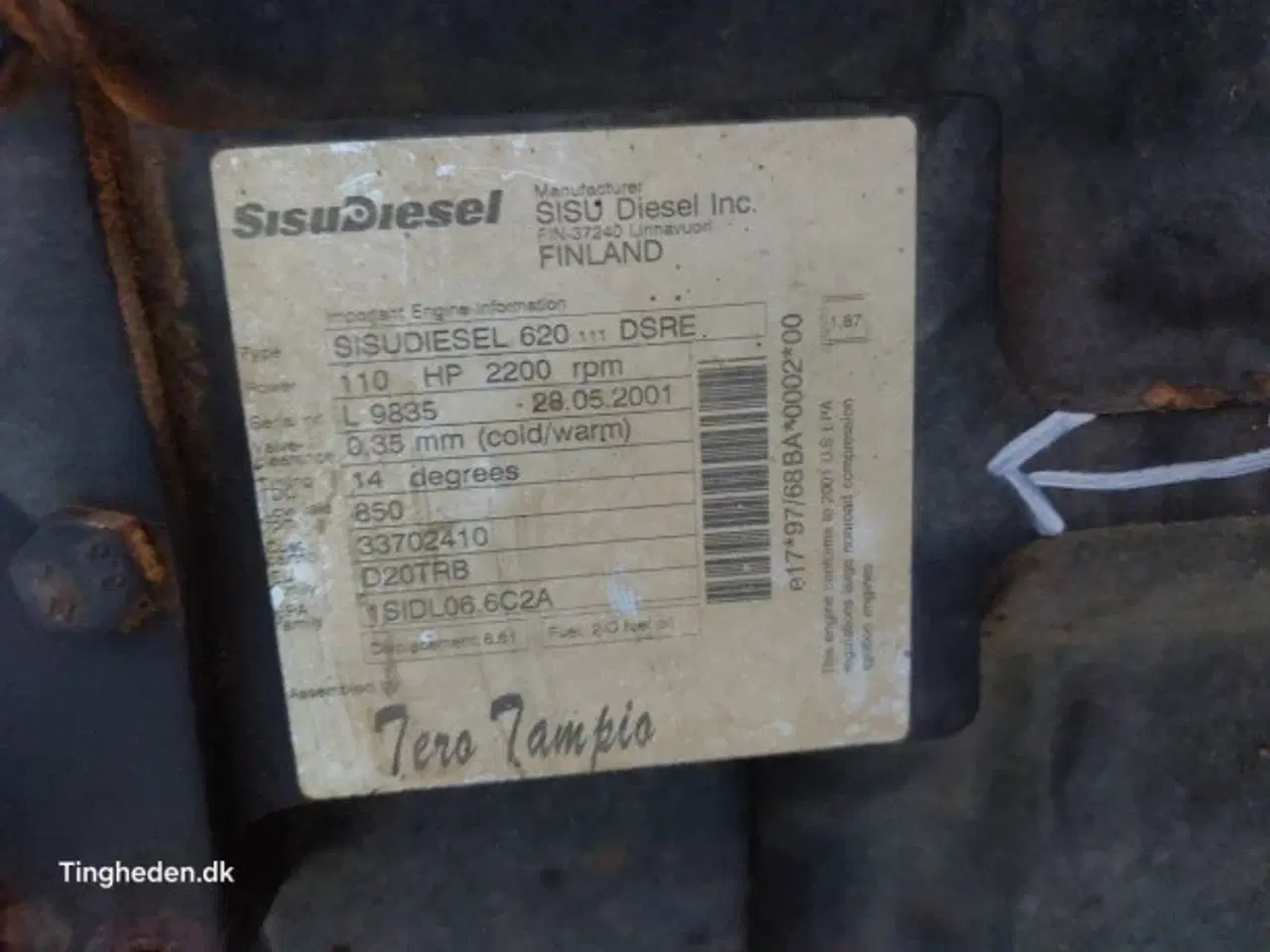 Billede 19 - Valmet 620DSRE Motor (Gangbar)