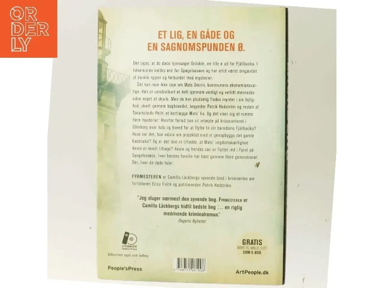 Billede 3 - Fyrmesteren : kriminalroman (Klassesæt) af Camilla Läckberg (Bog)