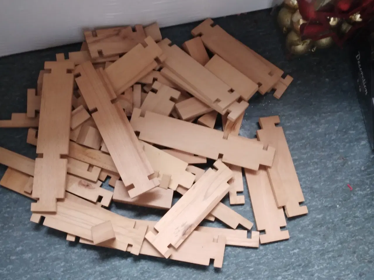 Billede 4 - SOLGT    Byggeklodser i træ