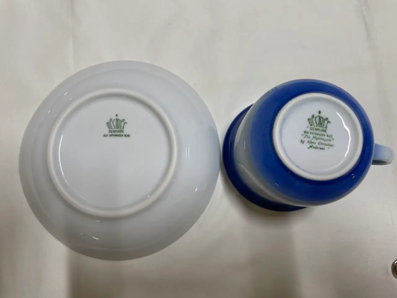 Billede 2 - HC Andersen Desiree julekop med underkop