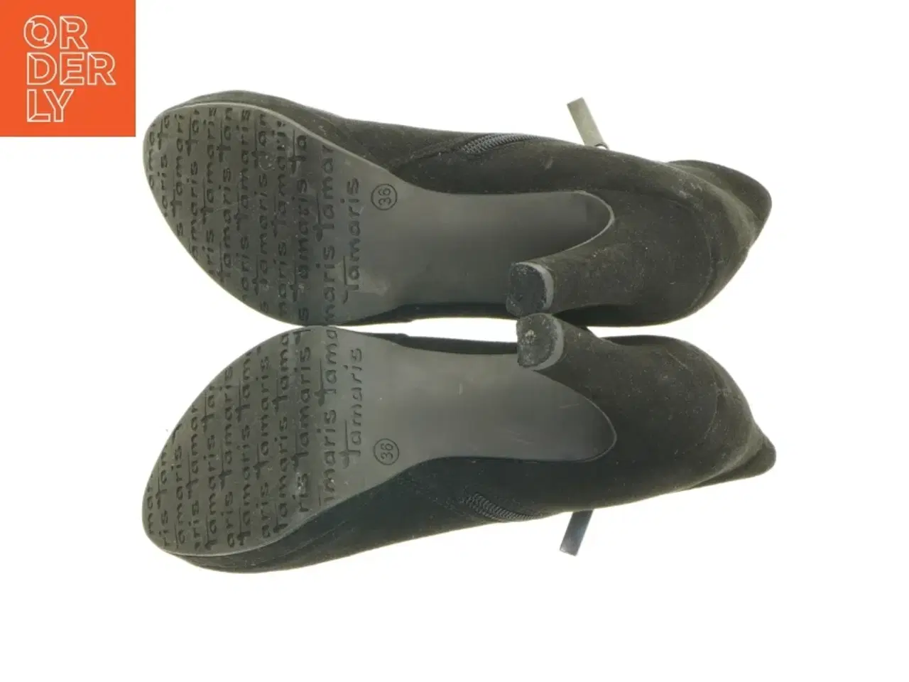 Billede 4 - Sort sko med høj hæl fra Tamaris (str. 36 )