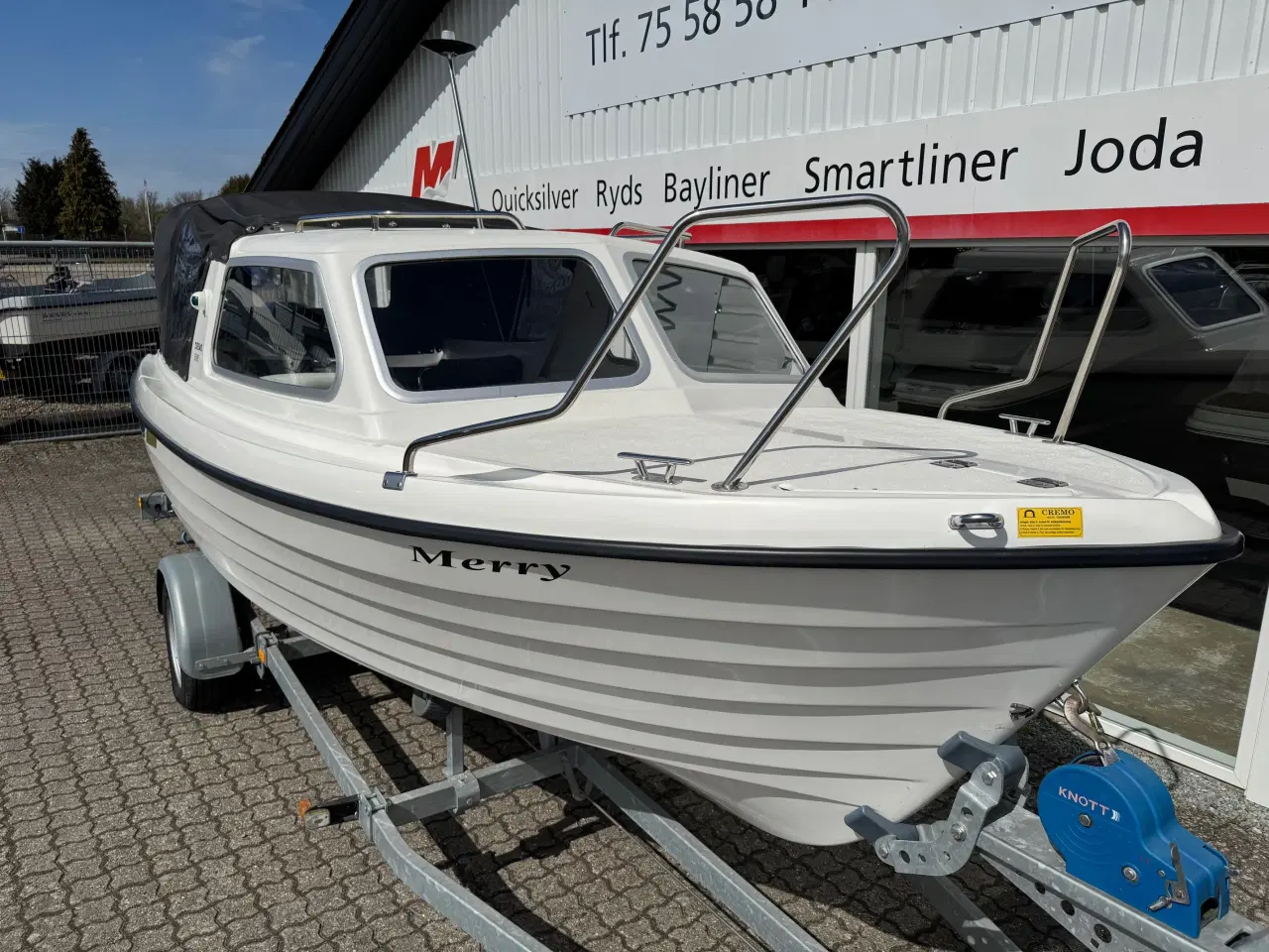 Billede 4 - 550 HT med F40 Mercury-EFI 4 takt og 1300 kg Scandic bådtrailer