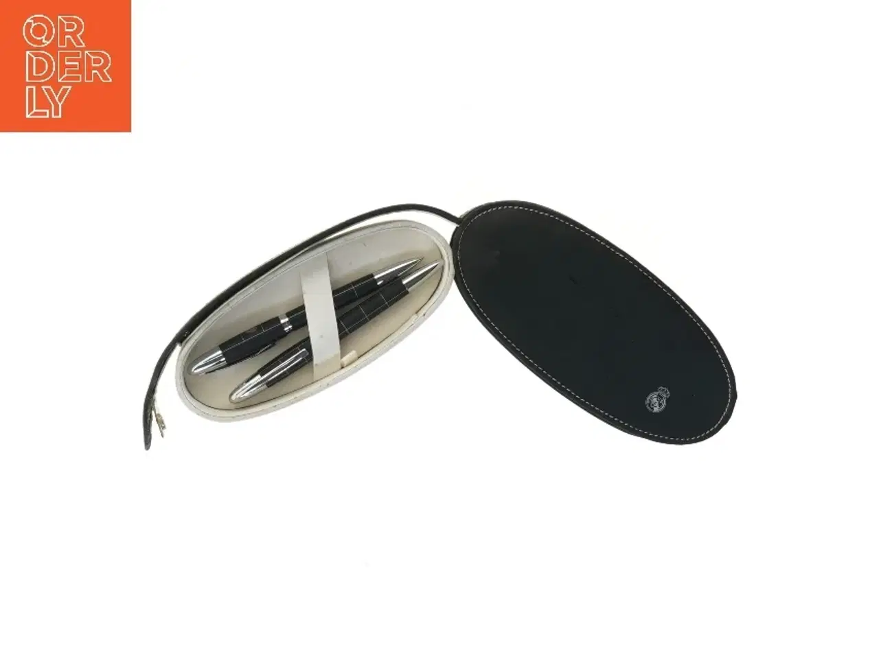 Billede 1 - Sæt af kuglepen og fyldepen i etui (str. 18,5x8,5 cm)