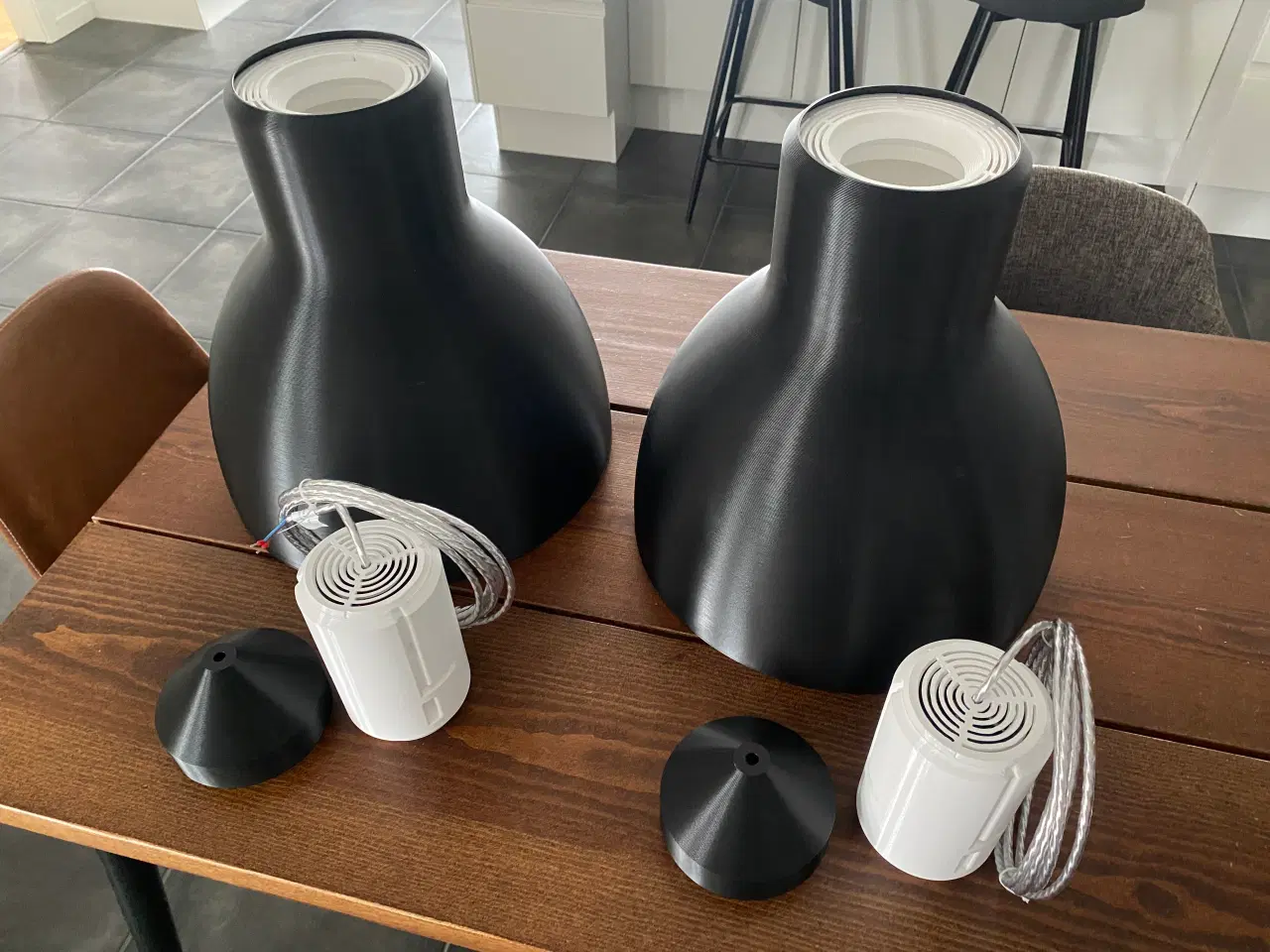 Billede 2 - Low Bay BAL Series 3-D Printet Designer Lampe