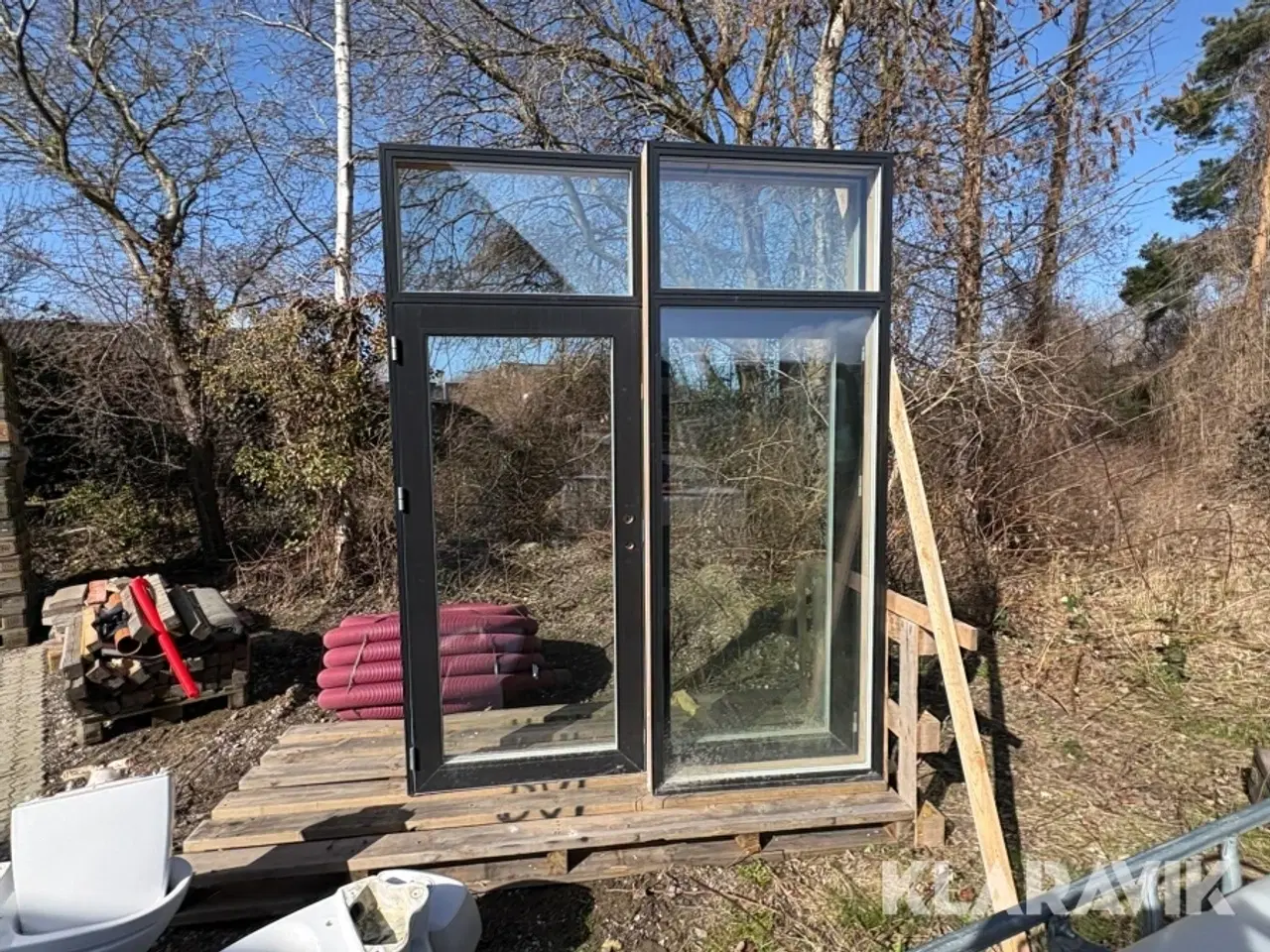 Billede 2 - Dør parti Velfac Ribo alu 3 lags