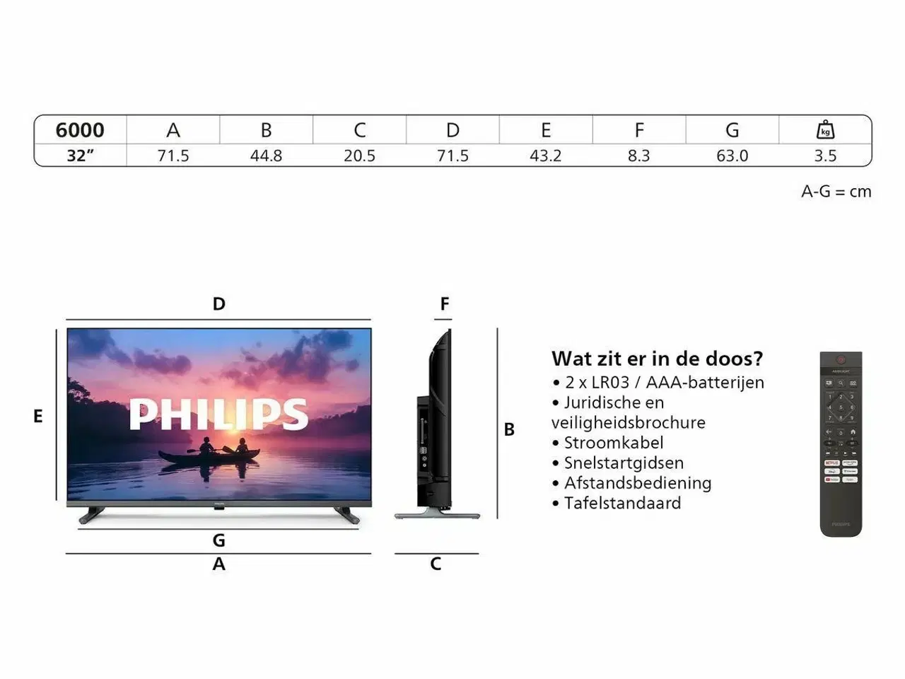 Billede 21 - Smart TV Philips 32" 32PFS6000 - Full HD LED HDR