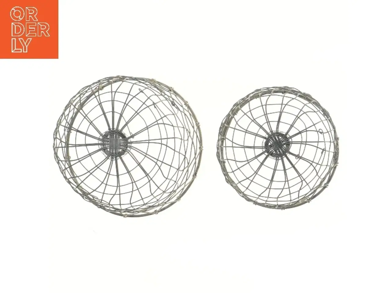 Billede 3 - Trådkurve sæt (str. Ø 19 og 16 cm)