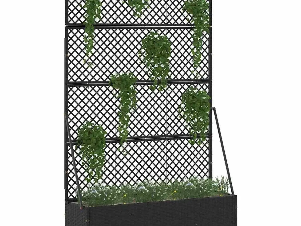 Billede 3 - Plantekasse Sort 105 x 30 x 170 cm Metal