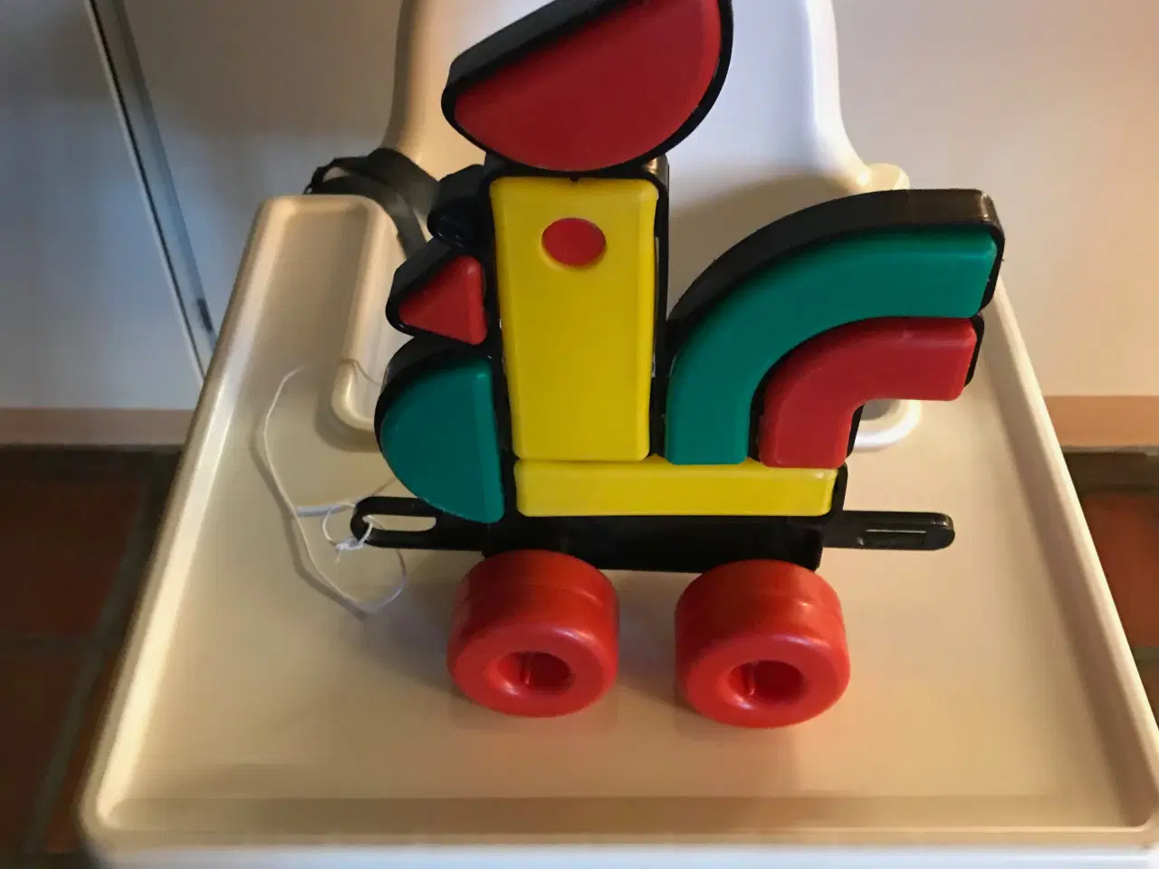 Billede 1 - Bygge Klodser legetøj hane på hjul