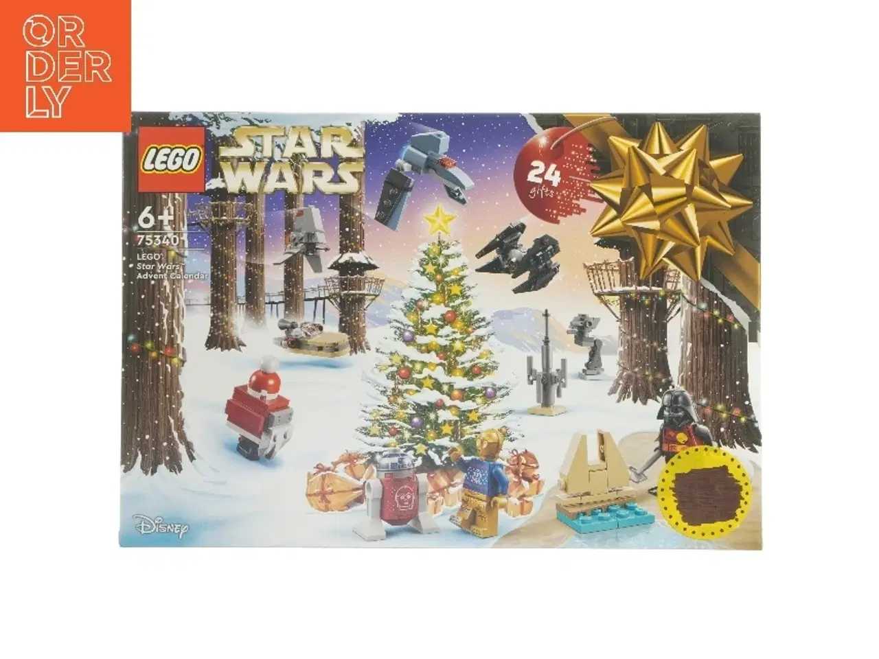 Billede 1 - LEGO Star Wars adventskalender fra Lego (str. 26x6,5x38 cm)
