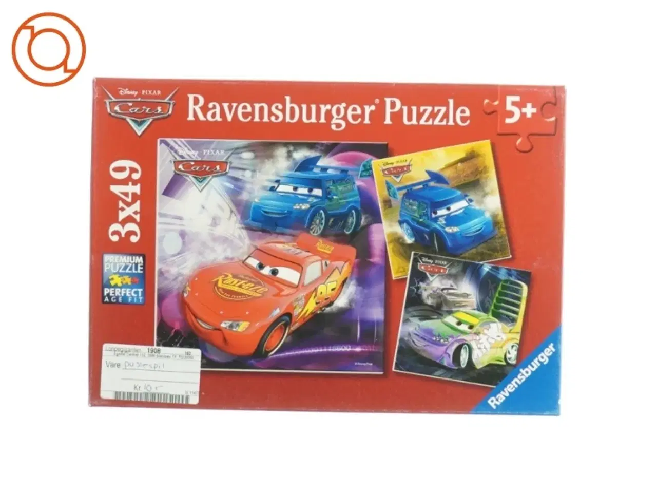 Billede 1 - Puslespil med cars fra Disney (str. 27 x 19 x 4 cm)