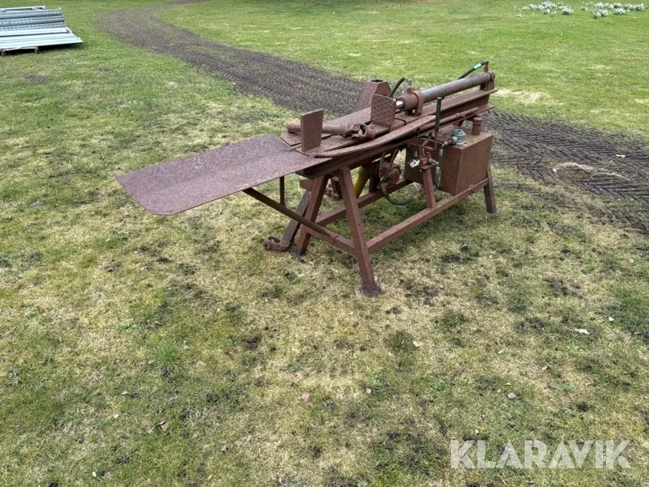 Billede 2 - Brændekløver med A ramme & pto.