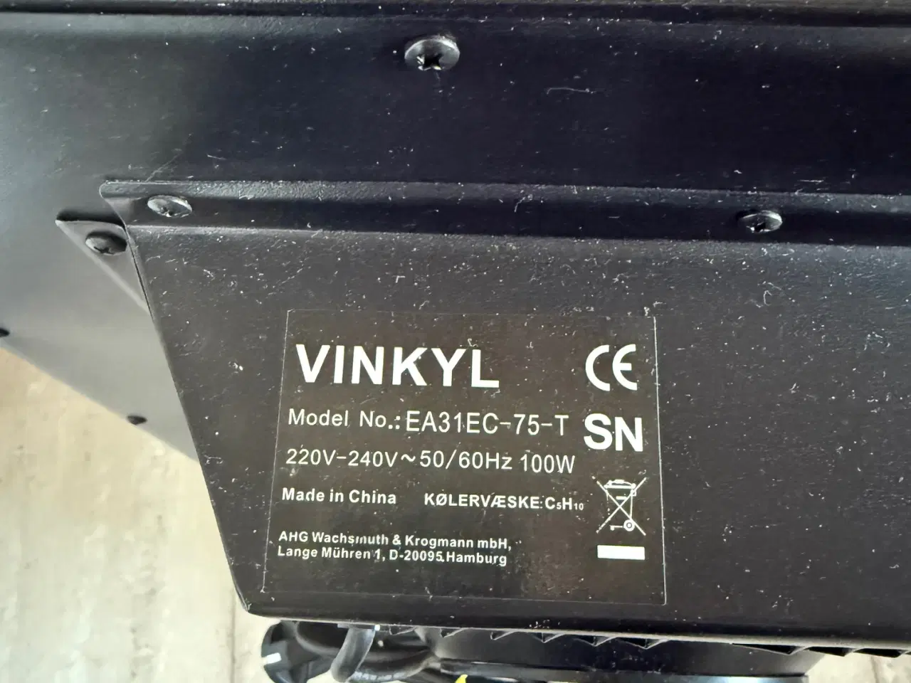 Billede 2 - Vinkøleskab til 32 flasker 1 zone