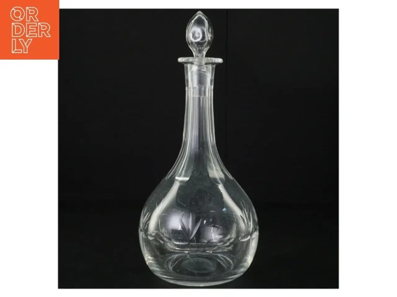 Billede 1 - Glas karaffel med prop (str. 29 x 14 cm)