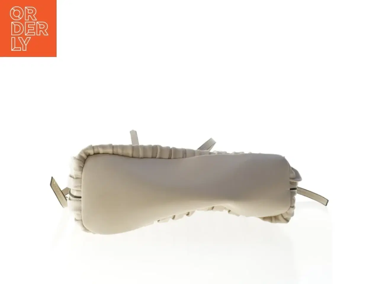 Billede 3 - Plisseret håndtaske i beige fra Zara (str. 28 x 26 cm)