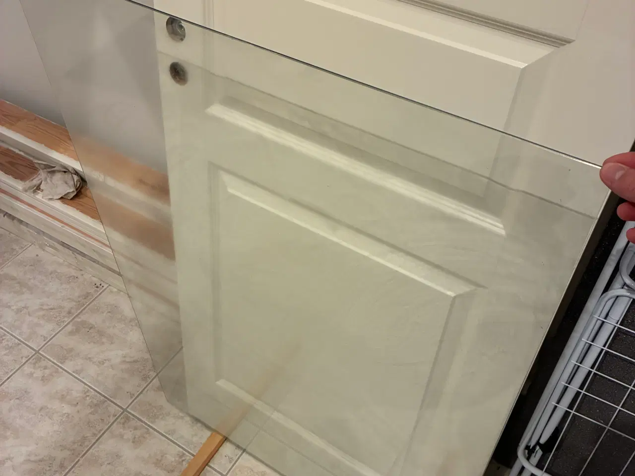 Billede 1 - Glasplade for Pallebord