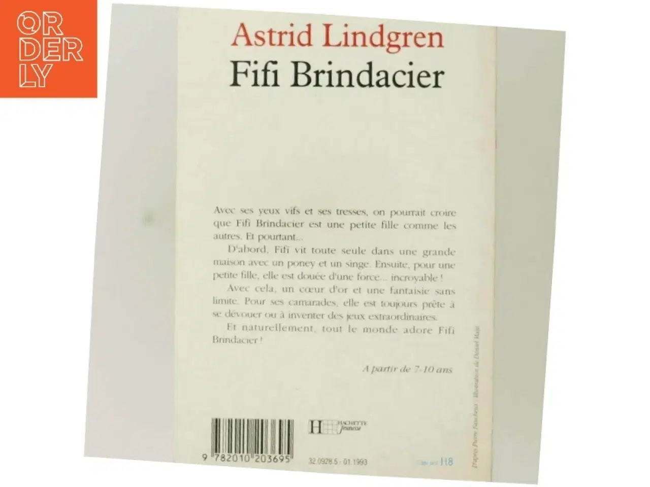 Billede 3 - Fifi Brindacier af Astrid Lindgren (Bog)