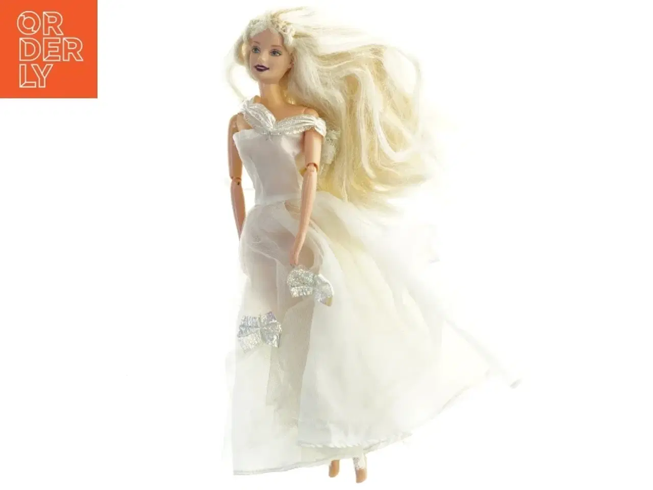 Billede 1 - Dukke i brudekjole fra Barbie (str. 29 cm)