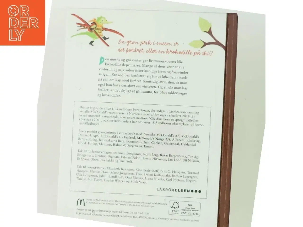 Billede 3 - Krokodillen, som løb om kap med foråret af Hannu Hirvonen (Bog)