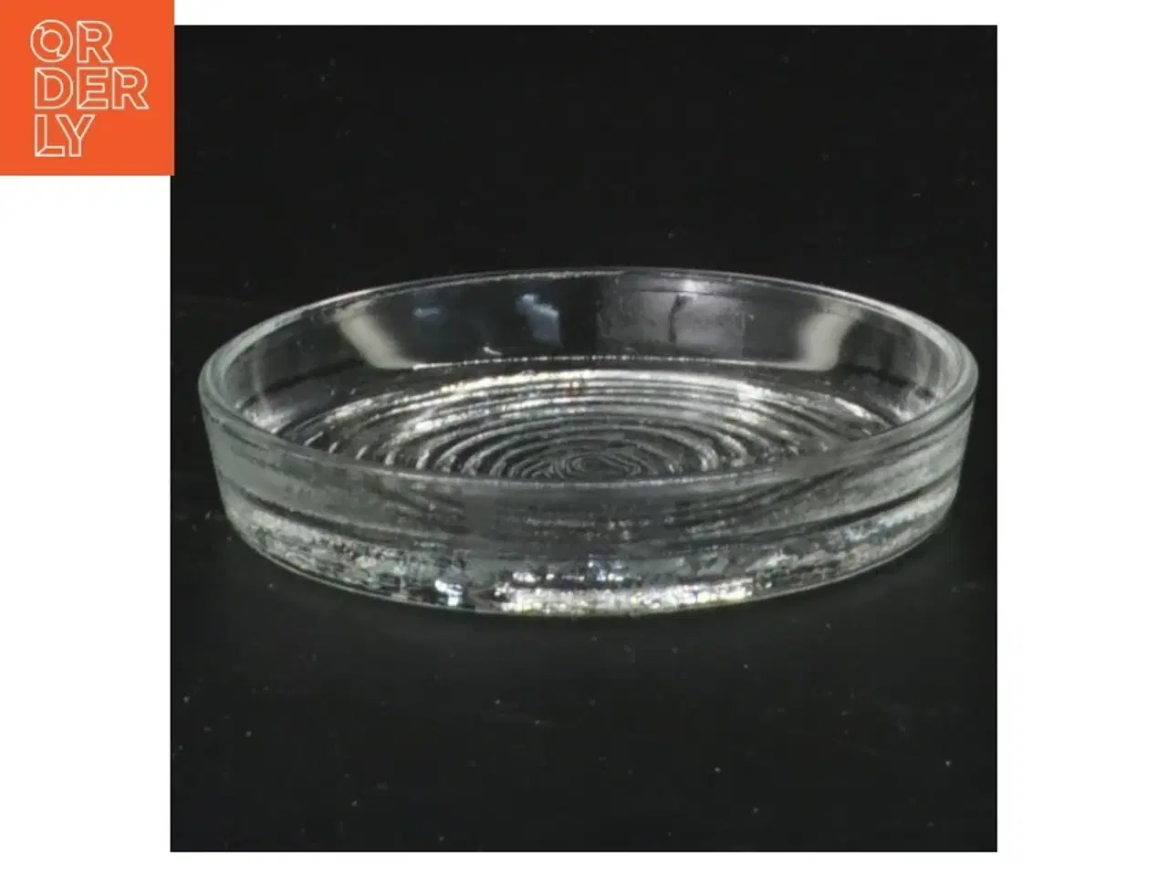 Billede 1 - Glas osteklokke med bakke (str. 10 cm)