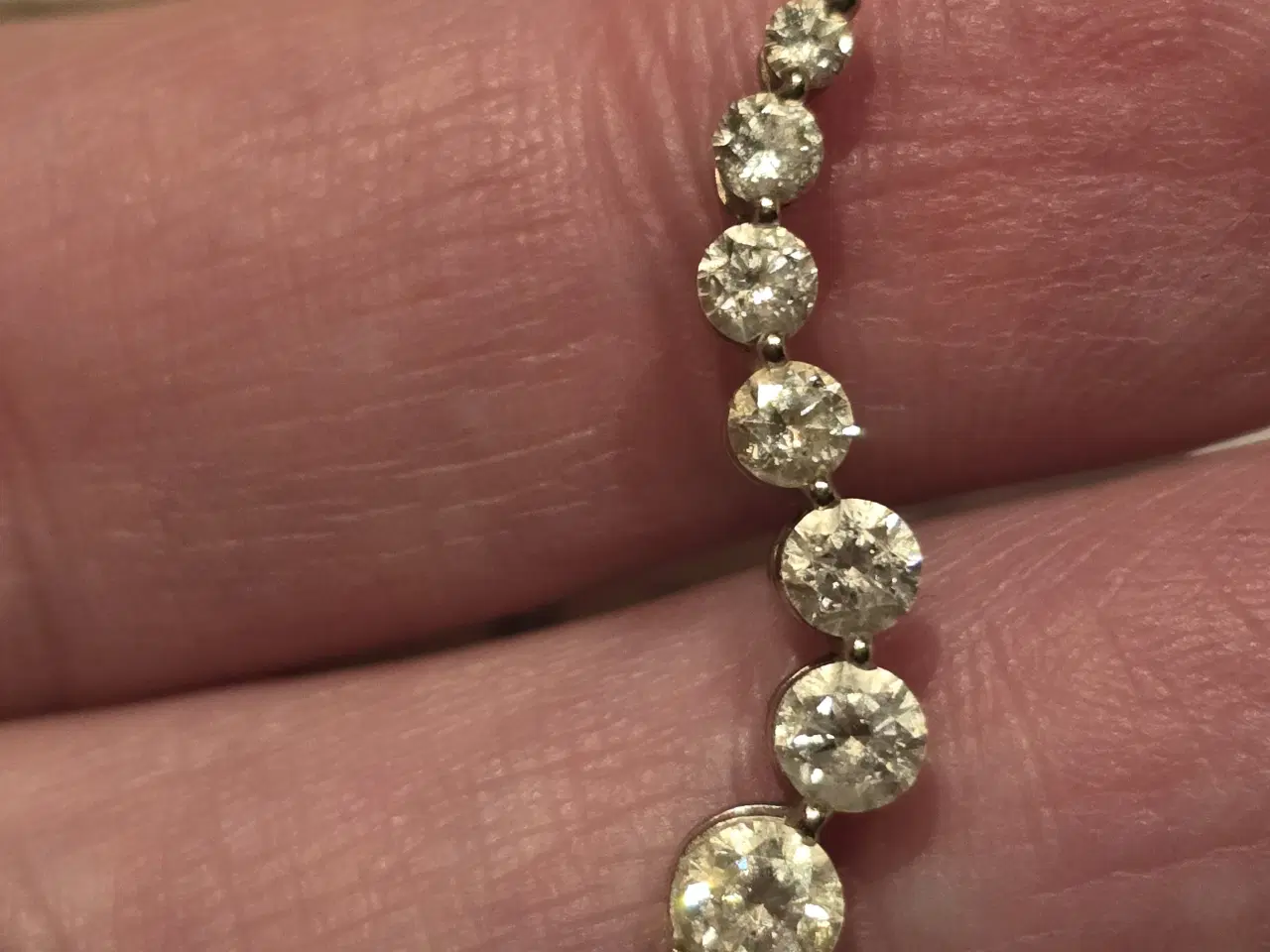 Billede 1 - 1,5 carat Diamant vedhæng, hvidguld