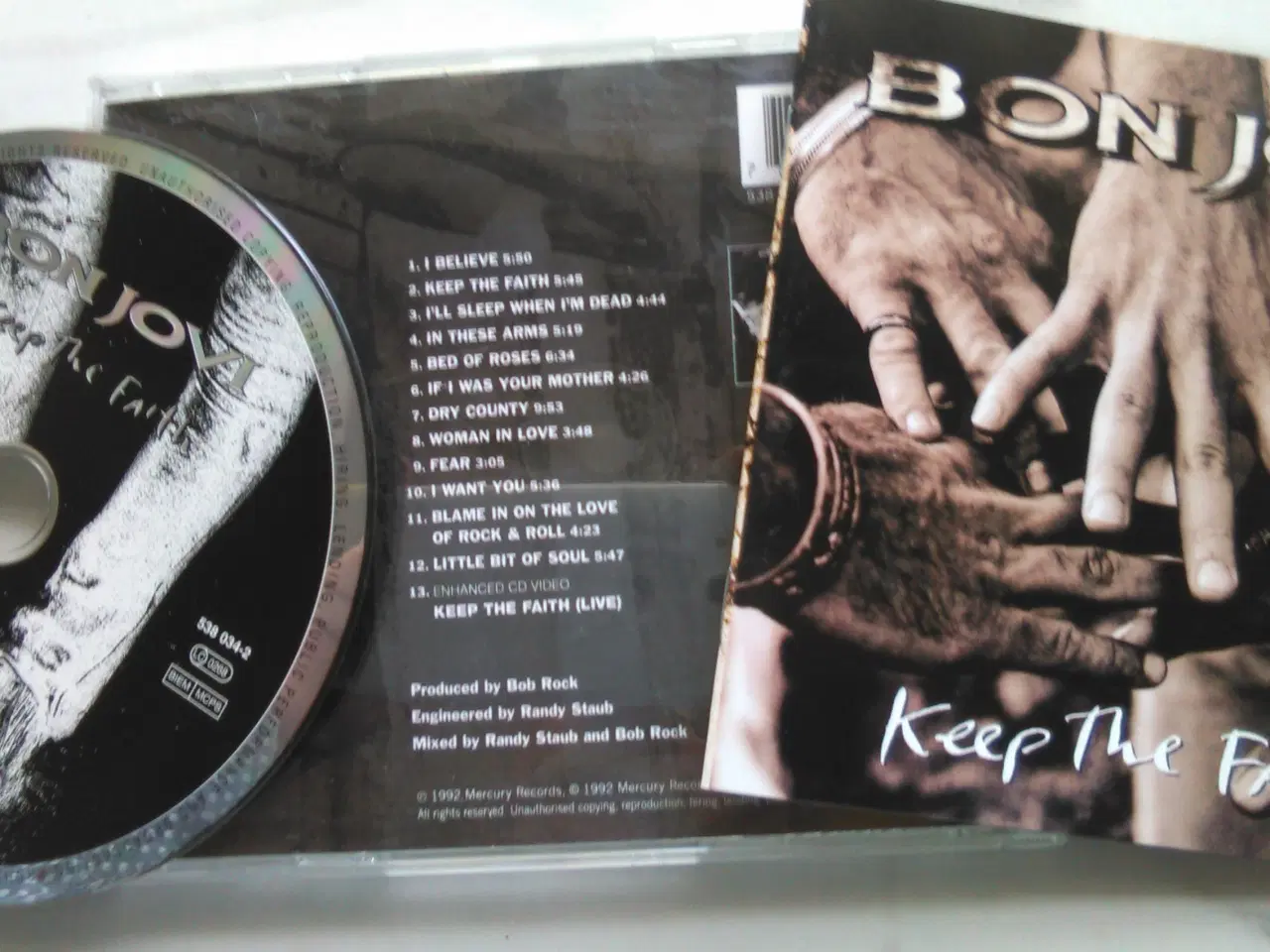 Billede 2 - Bon Jovi: Keep the faith (1992 