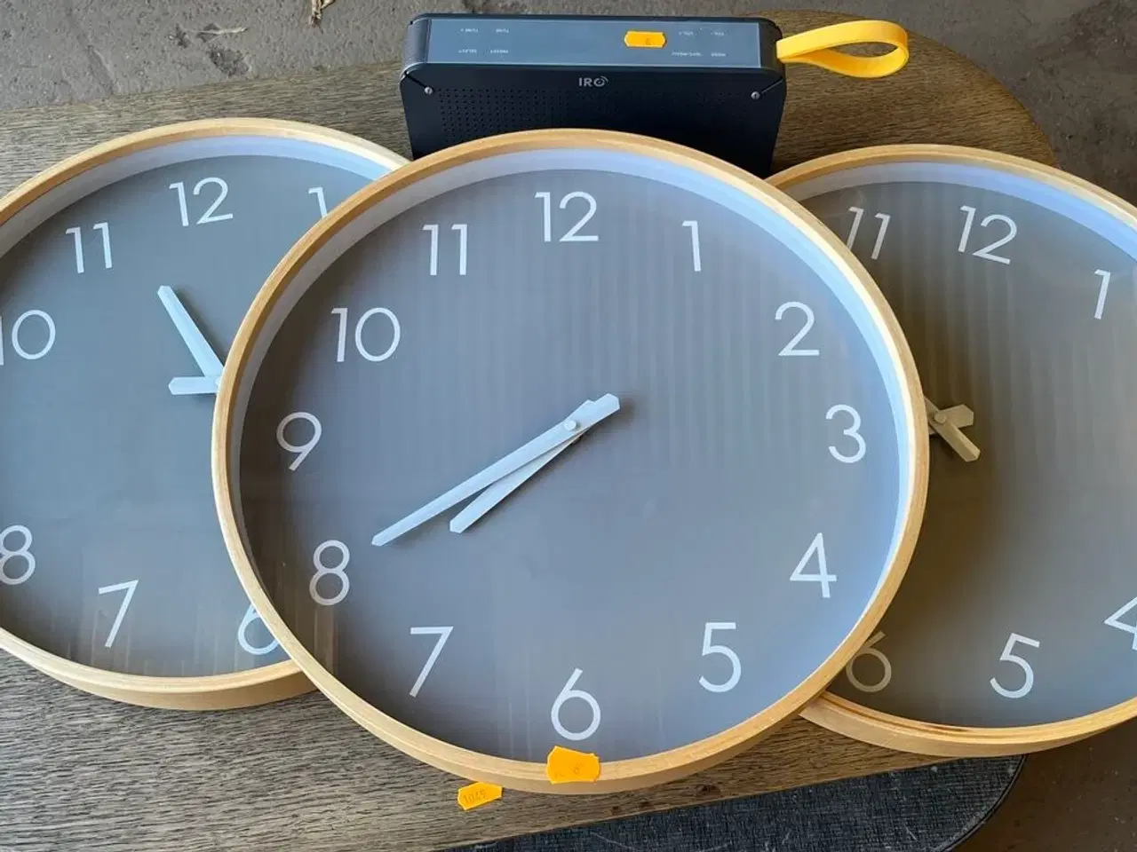 Billede 1 - 3 Vægure + DAB Radio