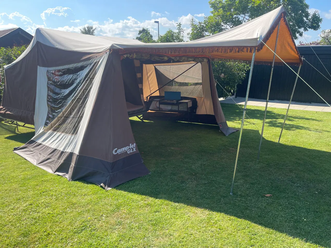 Billede 7 - CAMP-LET Velholdt camplet teltvogn klar til eventy