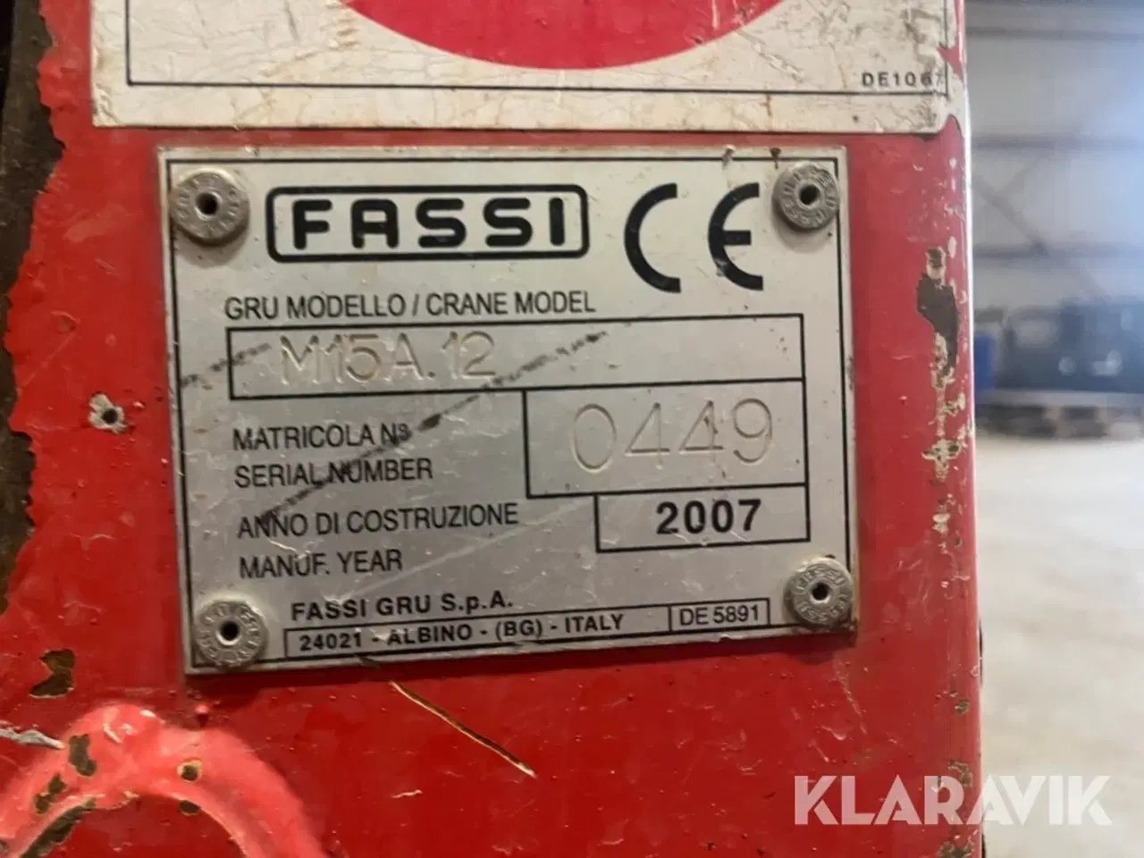 Billede 5 - Ladkran Fassi Micro 15 M15A.12