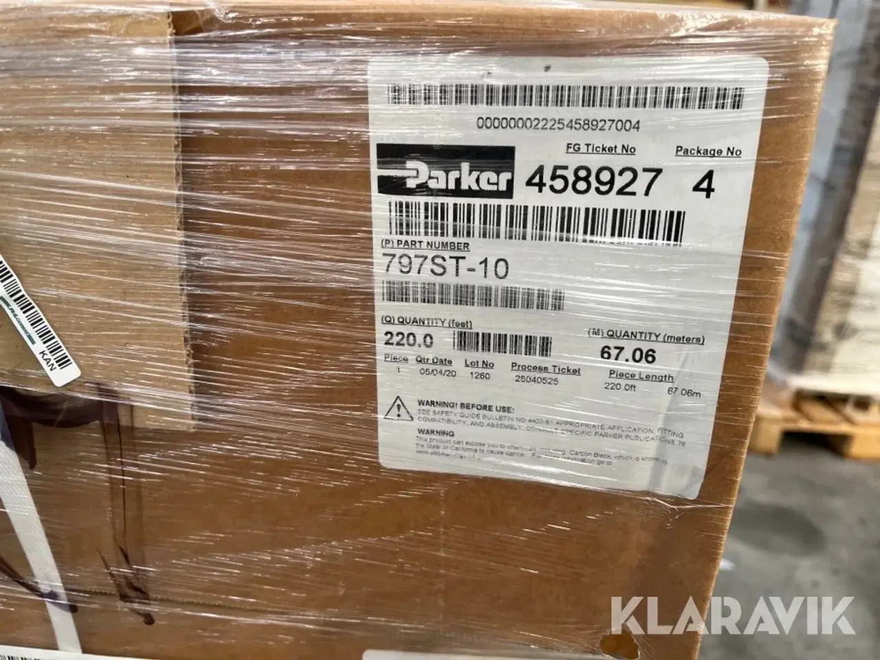 Billede 12 - Hydraulikslanger Parker 797ST-10 6lag 16mm - 256 meter