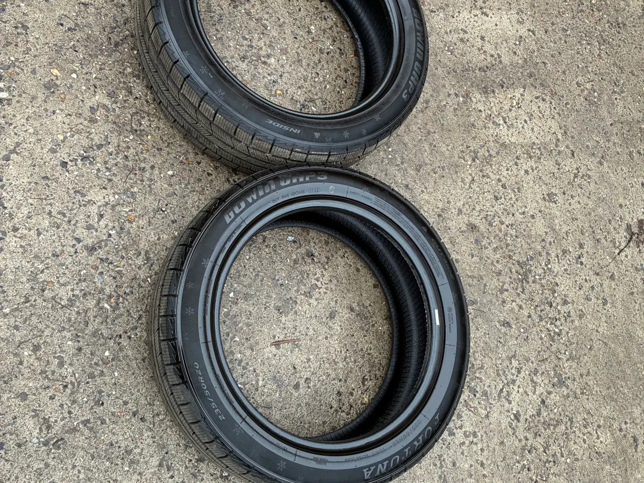 Billede 1 - 2. stk. næsten nye 20" vinterdæk