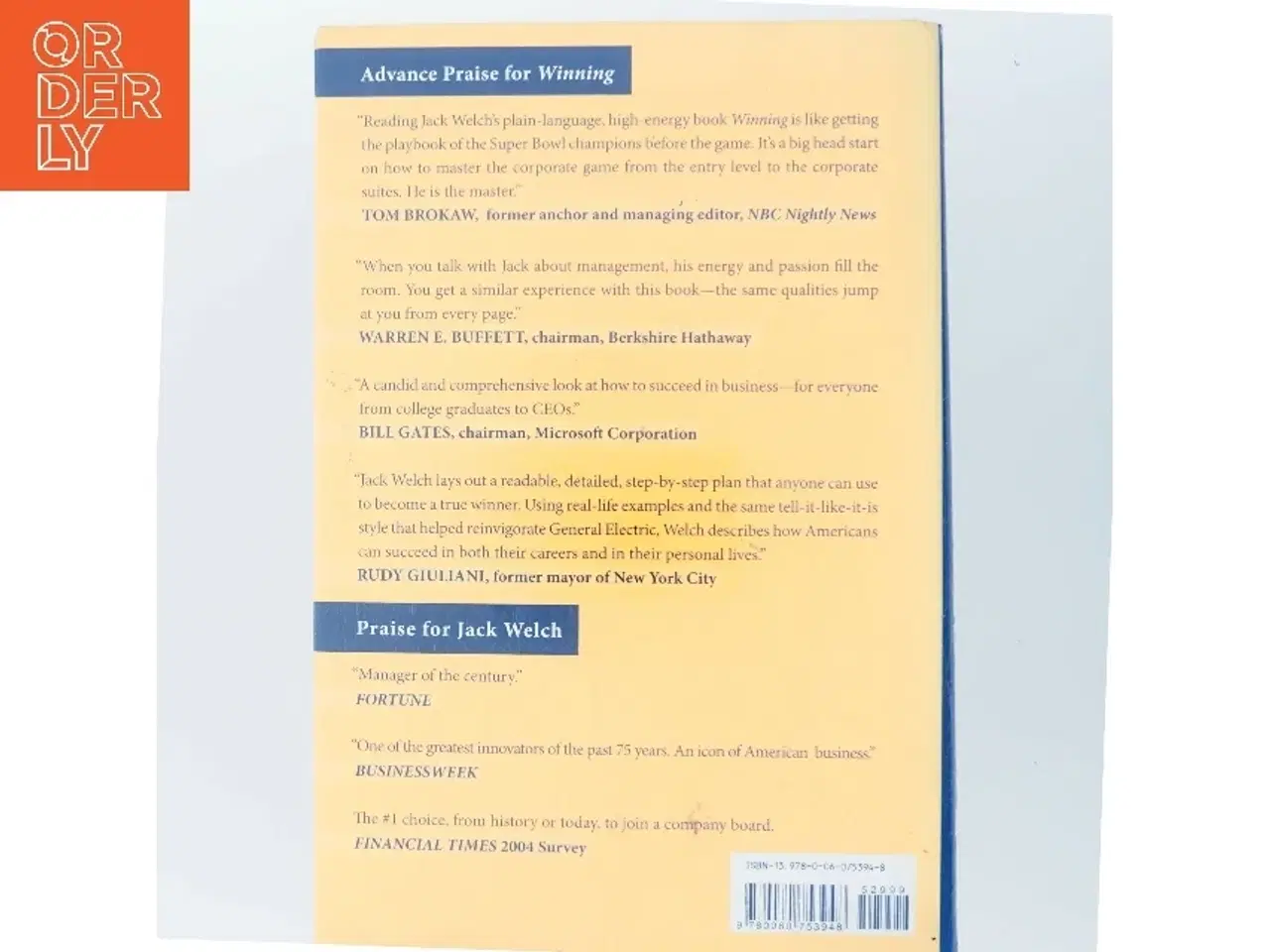 Billede 3 - Winning (Bog)