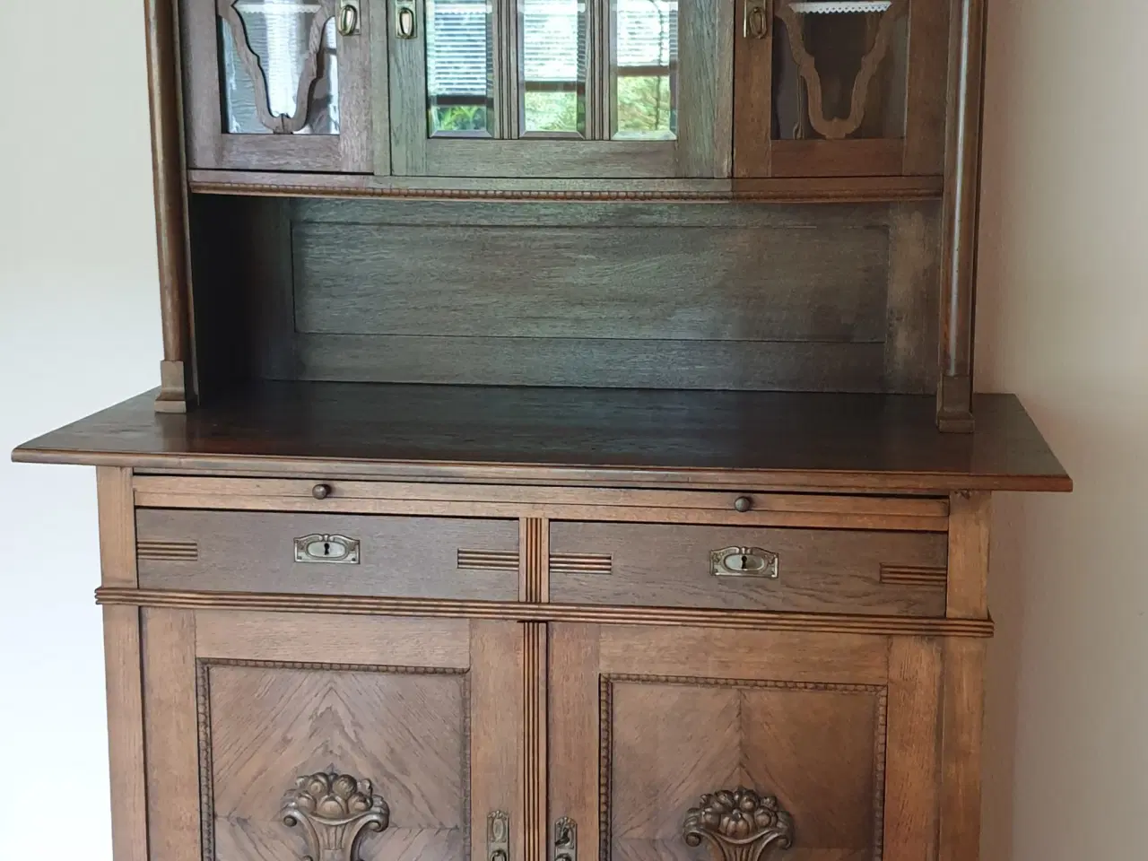 Billede 1 - Jugendstil Skab / Vitrine 