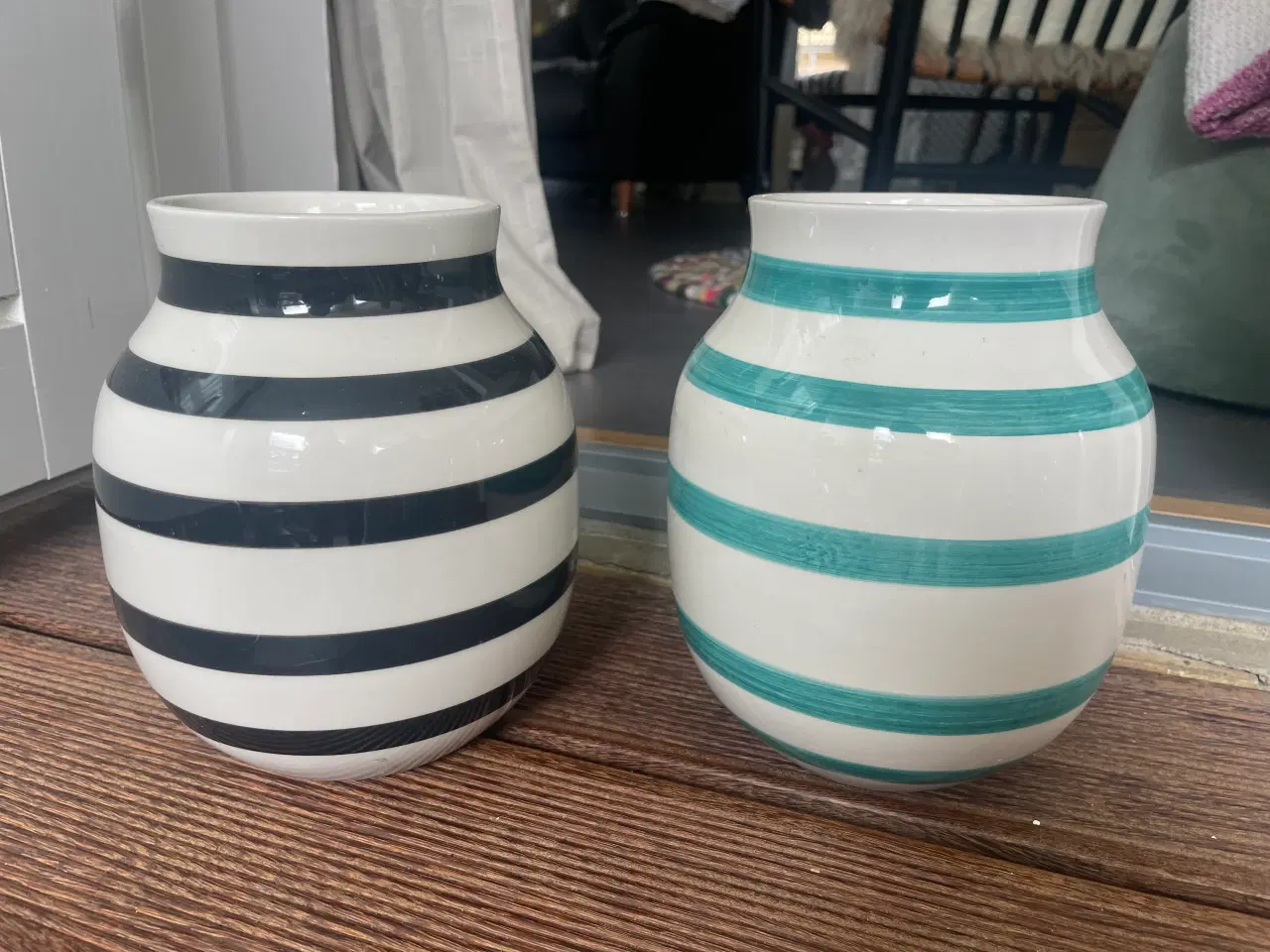Billede 1 - Kahler stribet vase 