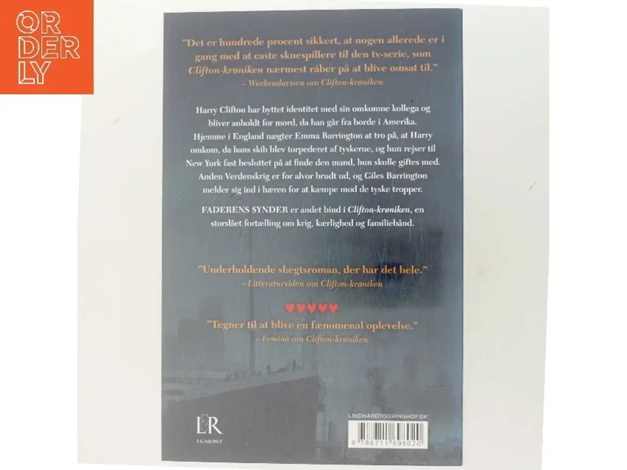 Billede 3 - Faderens synder af Jeffrey Archer (Bog)