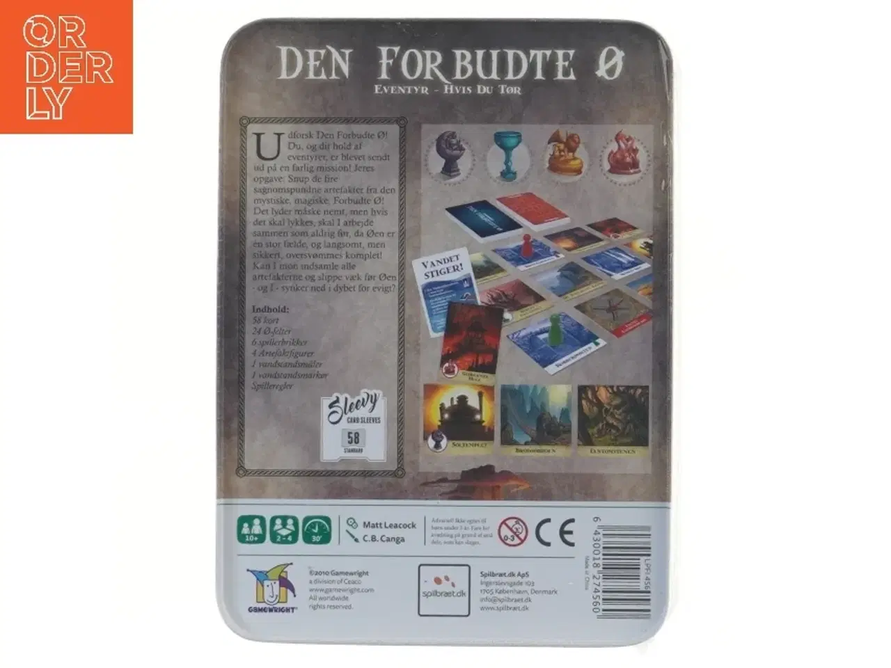 Billede 2 - Den Forbudte Ø brætspil fra Spilbræt.dk Aldrig brugt