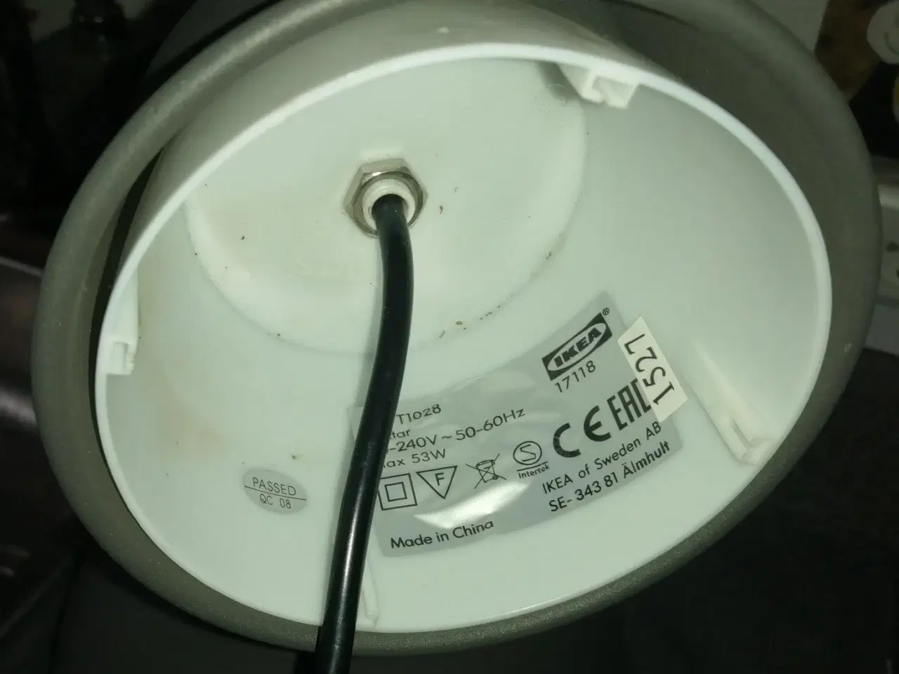 Billede 3 - IKEA HEKTAR RUSTIK LOFTSLAMPE, Ø 22 CM