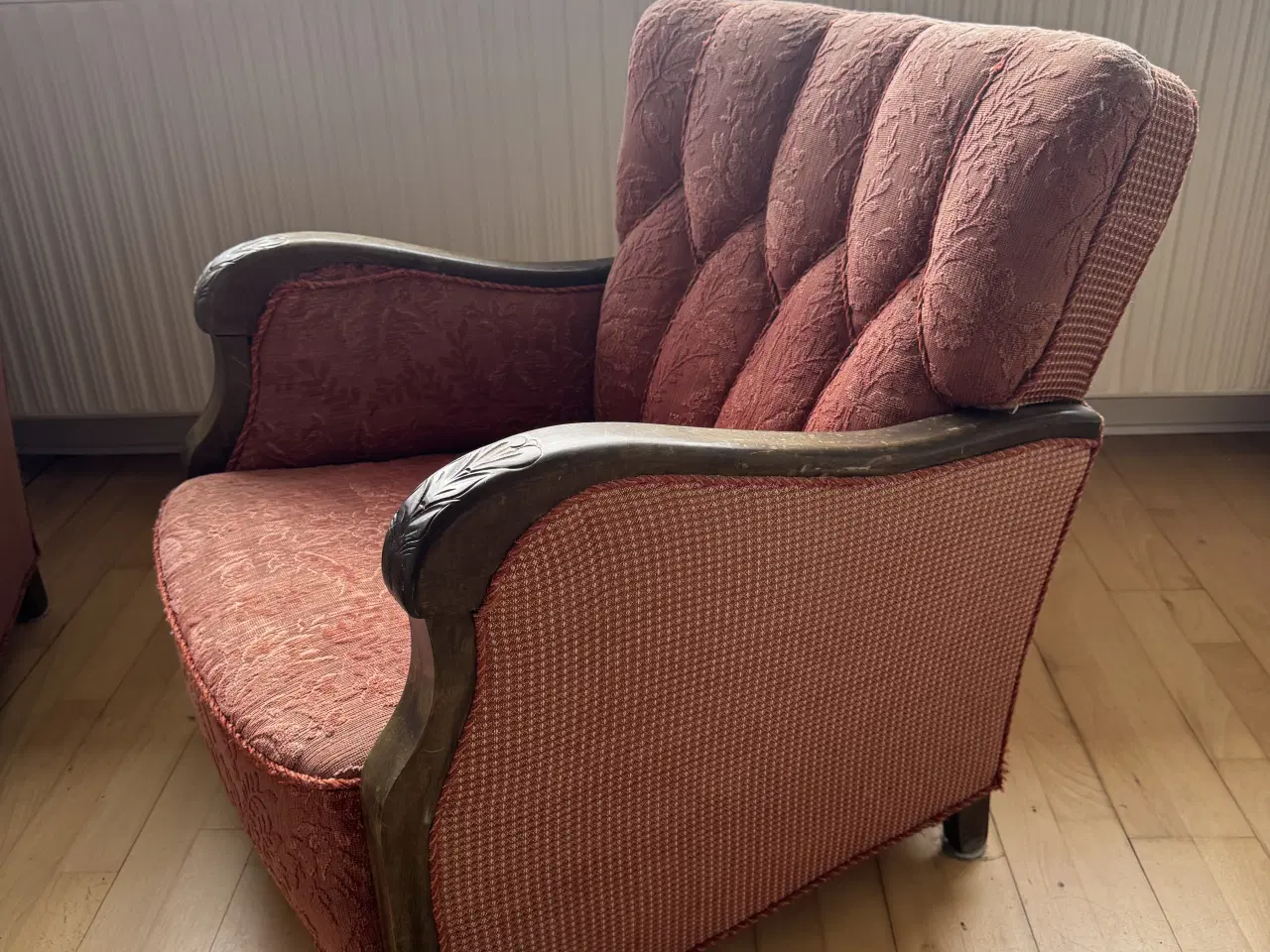 Billede 2 - Antik læne stole