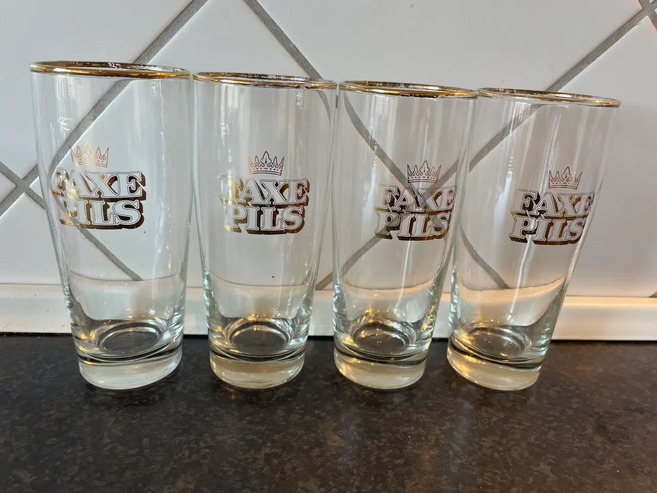 Billede 2 - Forskellelige Faxe ølglas samlet