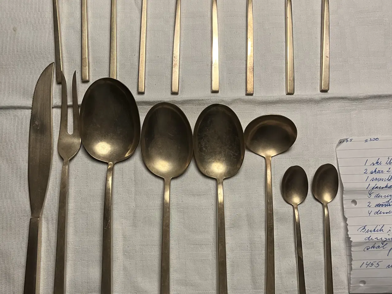 Billede 1 - Scanline bestik i messing