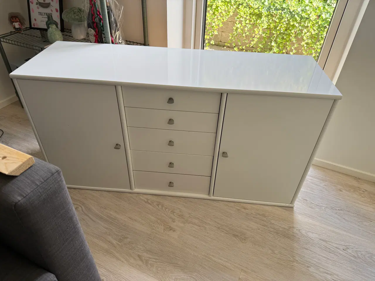 Billede 2 - Skænk 120x40x60 i hvid