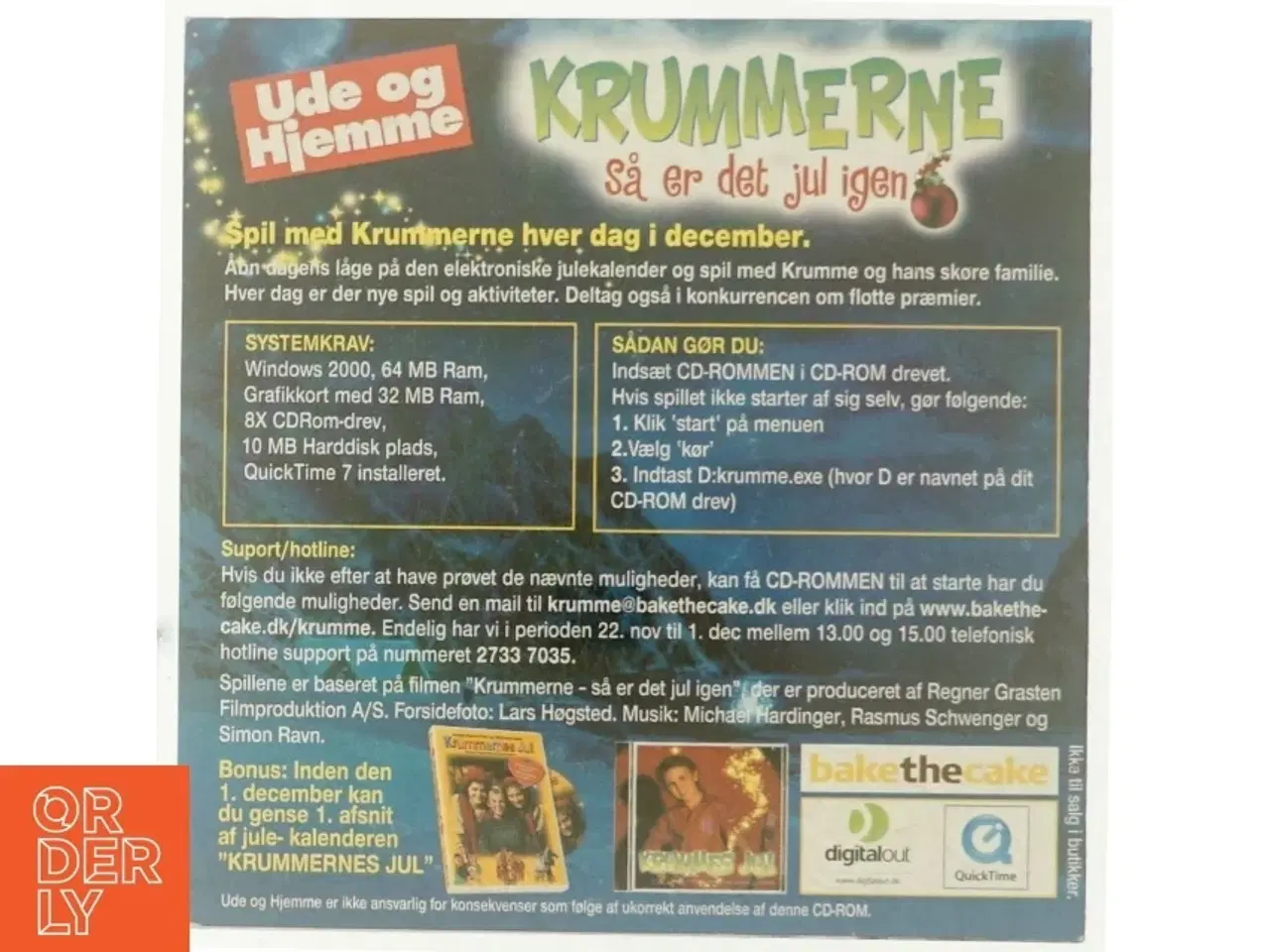 Billede 3 - Krummerne - så er det jul igen Julekalenderspil (CD-Rom)