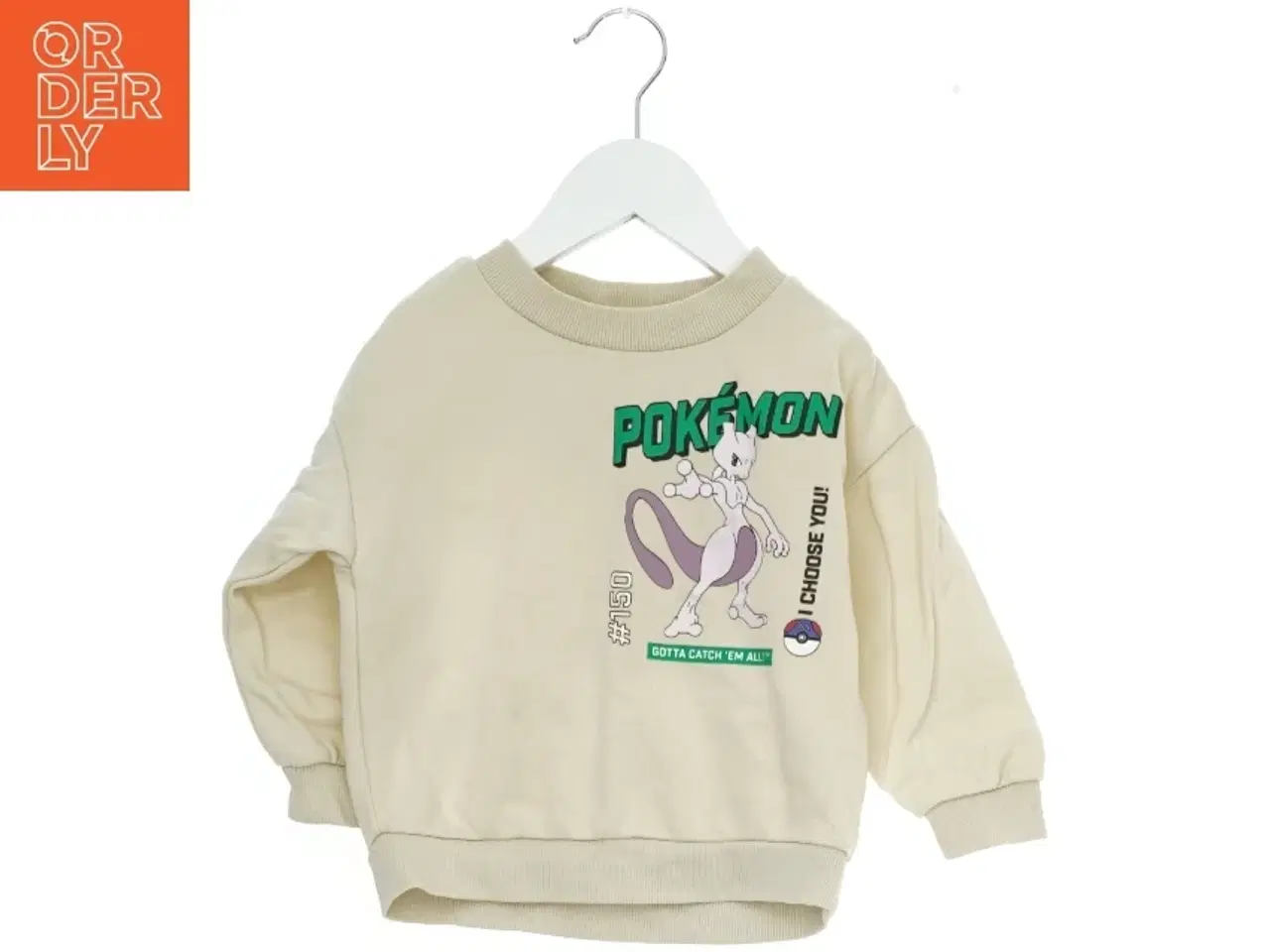 Billede 1 - Pokemon sweatshirt med Mewtwo print fra H&M (str. 92)