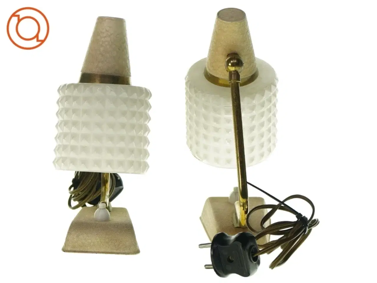 Billede 3 - Bordlamper- 2 styks (str. H 20 cm)
