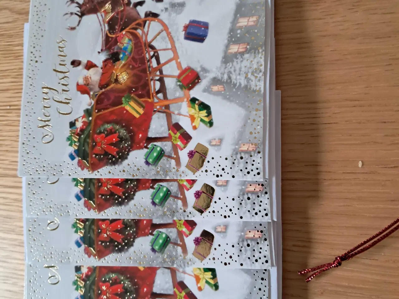 Billede 10 - Julehilsen/til og fra kort incl. Kuvert.