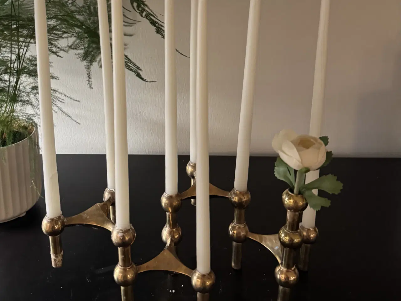 Billede 1 - Stoff nagel i messing 