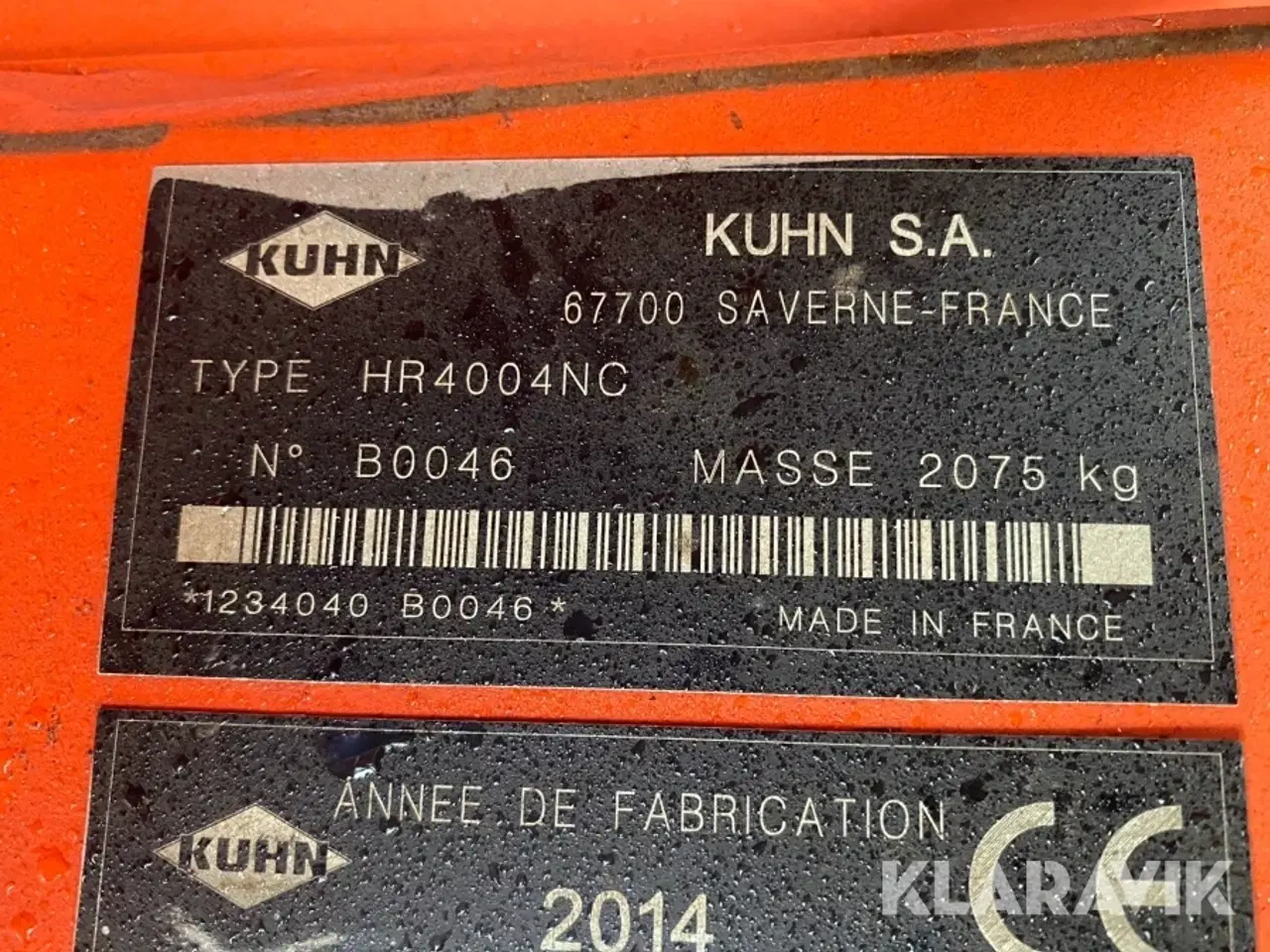 Billede 8 - Såsæt Kuhn NC4000 med frøudstyr