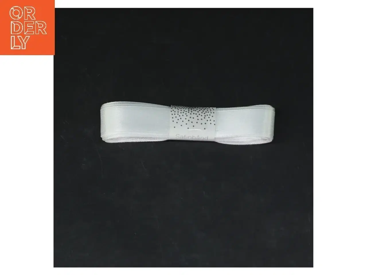 Billede 2 - Hvidt satinbånd (str. 7 m x 1,5 cm)